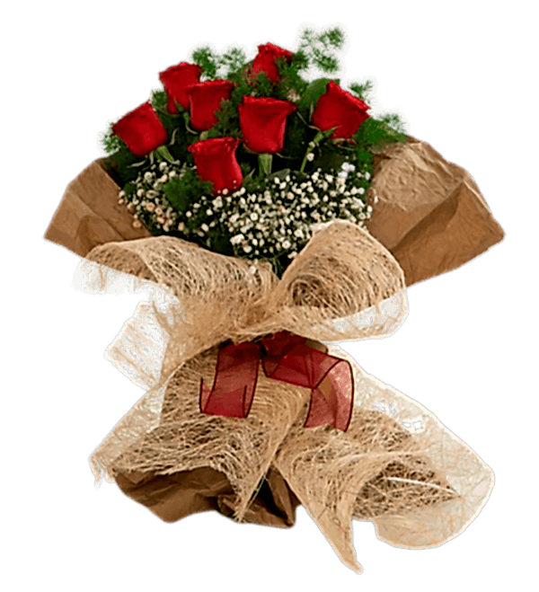 7 li KIRMIZI GÜL BUKETİ